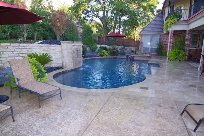 t shaped pools